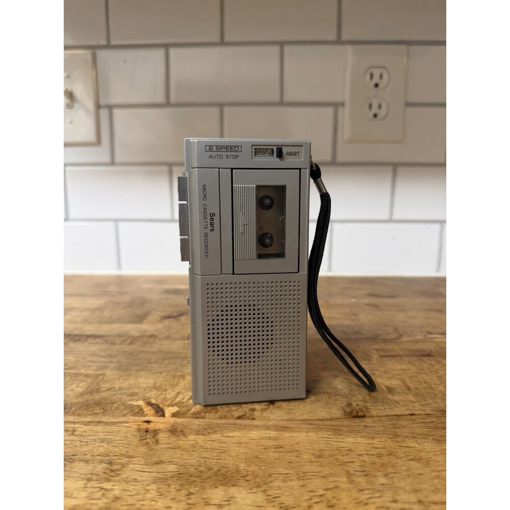 Sears 304.21710150 Micro Cassette Recorder 2 Speed FOR PARTS